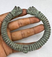 Unique rare post medieval wonderful brass antique ring picture