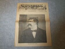1891 SEPTEMBER SUNSHINE FOR YOUTH - EDWARD C. ALLEN COVER - J 6282 picture