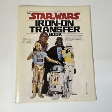 Vintage 1977 STAR WARS Iron-On Transfer Book - Missing 3 picture