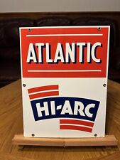 Atlantic Hi - Arc Porcelain Pump Plate Sign picture