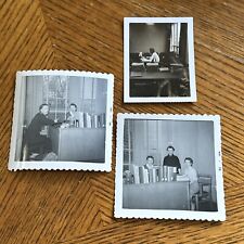 Women Working in Office Secretary  1958 1963 Smoking VTG Photograph Lot picture