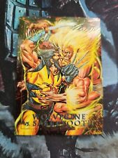 1992 Marvel Masterpieces Wolverine VS Sabretooth Battle Spectra POTENTIAL 10 🔥 picture