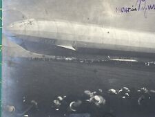 Vintage 1900s RPPC “Sachsen “LZ17 Airship Dismantled In 1916 The ZEPPELIN  Fleet picture