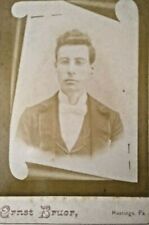 Hastings Pennsylvania Vintage Cabinet Photo  Angus N. Gill ID'd Man 1890 picture