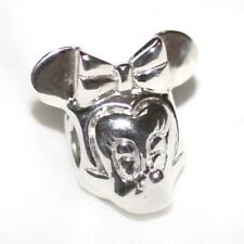 Disney Minnie Mouse Chamilia Charm Authentic Sterling Silver Rare Retired picture