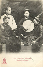 PC CPA VIETNAM, INDOCHINA, TONKIN, HAIPHONG, MUSICIANS, Postcard (b20216) picture
