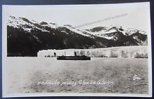 Vintage RPPC S.S. Alaska Passing Columbia Glacier Alaska Cann Studio Unposted  picture