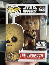Funko Pop Star Wars  Chewbacca (Flocked) Smugglers Bounty Exclusive #63 picture