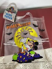 VTG 90s Disney Halloween Trick or Treat Vinyl Bag NOS Mickey Mouse picture