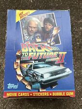 BACK TO THE FUTURE 2 Topps 1989 Trading Cards Full Box 36 Sealed Packs picture
