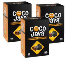 3 PACK Coco Java Natural Coconut Hookah Charcoal Shisha Coal 324 PCS - FLAT -3KG picture