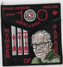 Lodge 494 Papago 2015 NOAC 100th Anniversary 2-piece OA flap set picture