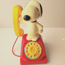 Vintage Peanuts Snoopy Charlie Brown ROMPER ROOM Rotary Toy Phone 10