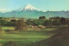New Plymouth NZ New Zealand, Mount Egmont Scenic View, Vintage Postcard picture