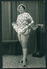French 1920s Ostra Studio EXHIBITIONIST Flapper Raised Skirt GARTER BELT Heels picture