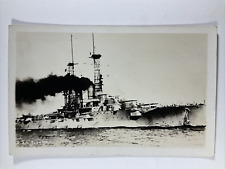 U.S.S. Florida RPPC Real Photo Postcard Heavy Cruiser War Ship Battleship picture