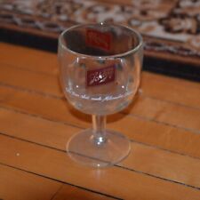 Vintage Schlitz Beer Glass 16 oz Goblet Stemmed Thumbprint Chalice 1970's picture