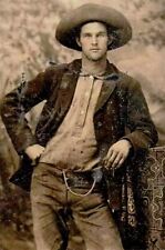 Rosy Cheeks tinted cowboy studio portrait, gay man's collection 4x6  picture