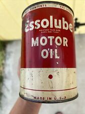 1930’s Vintage Essolube Motor Oil Can picture