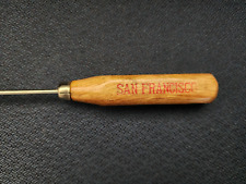 Vintage 1939 San Francisco World's Fair ice pick with wooden handle picture