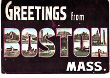 Boston Greetings Multi View 1912 MA  picture