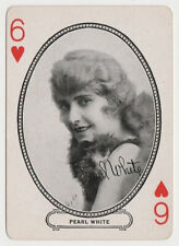 Pearl White circa 1916-20 MJ Moriarty Silent Film Star Playing Card picture