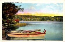 Vintage Postcard Boat Landing Washington Lake Yulan New York NY 1949        9188 picture