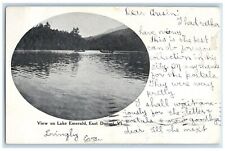 1906 View On Lake Emerald East Dorset Vermont VT Posted Antique Postcard picture