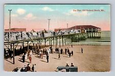 Old Orchard Beach FL-Florida, The Pier, Antique, Vintage Postcard picture