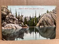 Reflection Sylvan Lake Black Hills SD c1909 Antique Postcard 353 picture