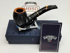Beautiful Savinelli Oscar Tiger Rustic Briar Pipe KS 677 Tobacco Smoking Pipe picture