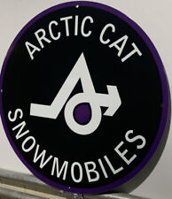 Vintage Style Arctic Snowmobiles Steel Metal  Top Quality Heavy  Sign picture