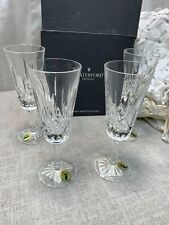 Set of 4 Waterford Lismore Crystal Cut Flute Champagne Glasses 7