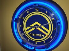 Citroen Motors Auto Garage Man Cave Advertising Neon Wall Clock Sign picture