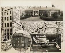 1934 Press Photo Map shows homes of Gloria Vanderbilt in New York - kfa06651 picture