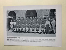 SMU Mustangs & Holy Cross Crusaders 1935 SP Football 9X6 Team Panel picture