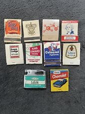 Vintage Matchbooks & Salem Metal Lighter - Advertising picture