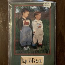 Vintage K.p. Kid’s & Co. Pattern Overalls Size 2-6 picture