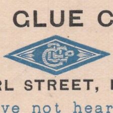 1895 Diamond Glue Company 38 Pearl Street Boston Massachusetts Advertising picture