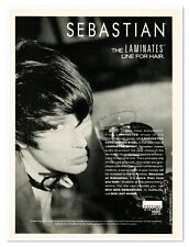 Sebastian Laminates Line Hair Products Vintage 1990 Full-Page Magazine Ad picture