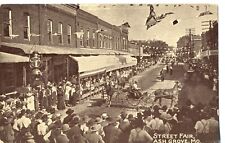 Street Fair, Ash Grove, Mo. Missouri Postcard. Near Springfield picture