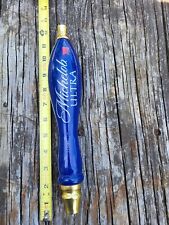 Vintage RETRO RARE Michelob Ultra Blue Beer Tap Handle 12 Inches Tall picture