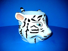 Large Plastic Mug Siberian White Tiger 2002 Greatest Show On Earth Circus 16 Oz picture