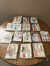 Lot of 15 Vintage Sewing Patterns Simplicity And McCalls picture