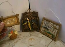 Christmas Tree Ornaments, Fishing Theme, Set of 3 picture