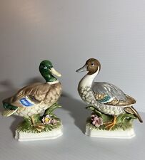 Vintage Napcoware Mallard and Pintail Duck Porcelain Figurine C-8807 picture