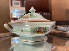 Carolynn Calyx Ware Hand Painted Adams Soup Tureen 6”tall picture