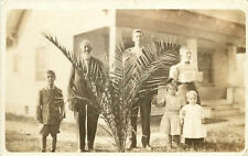 RPPC Postcard Showalter Family in Front of Their House Glendora CA picture