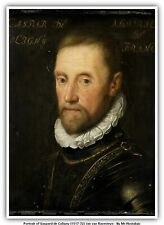 Portrait of Gaspard de Coligny (1517-72) Jan van Ravesteyn picture