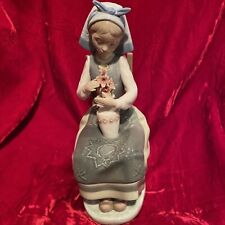 Lladro -Flower Harmony figurine- (flowers detached from figurine)- #1418- EX picture